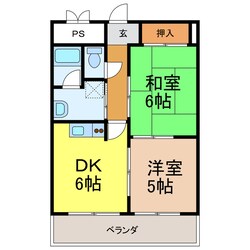 サングリートハイツの物件間取画像